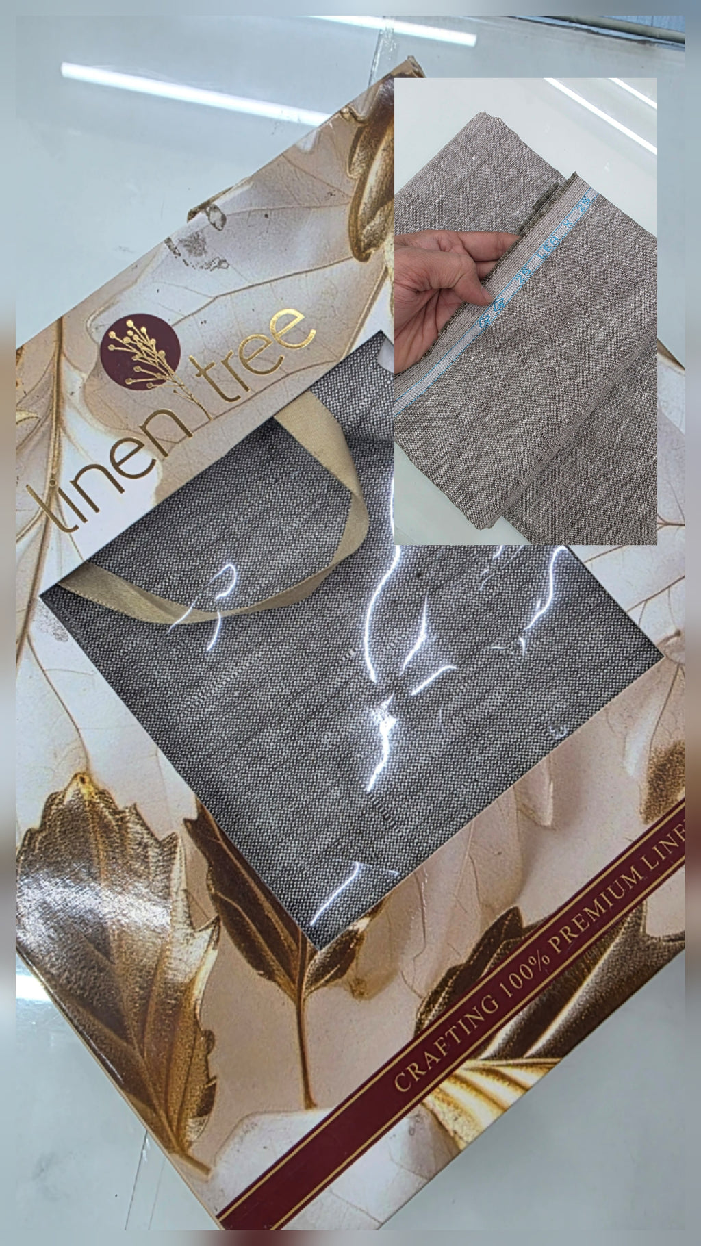 100% PURE LINRN 25& 40 LEE PANT