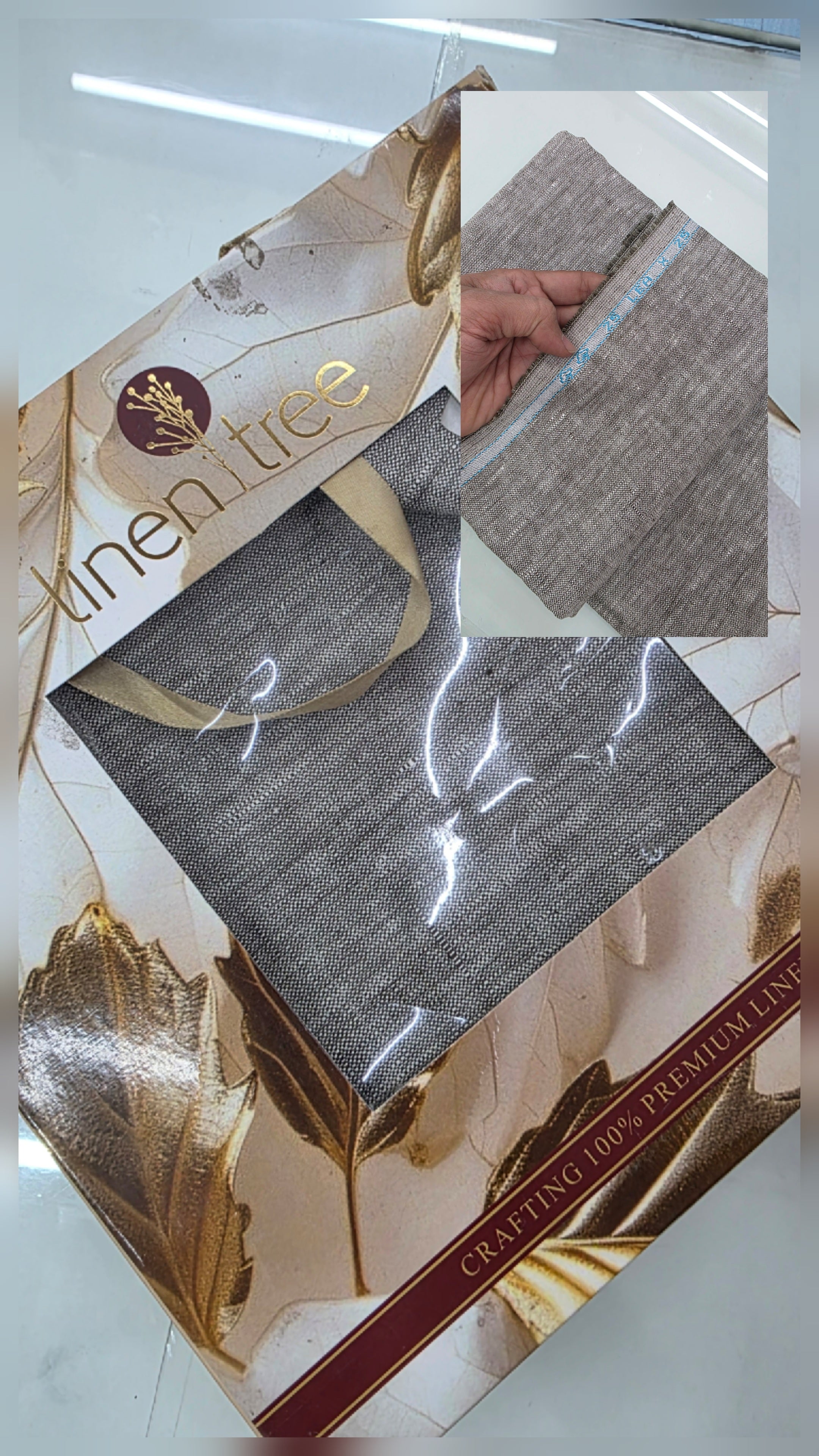 100% PURE LINRN 25& 40 LEE PANT