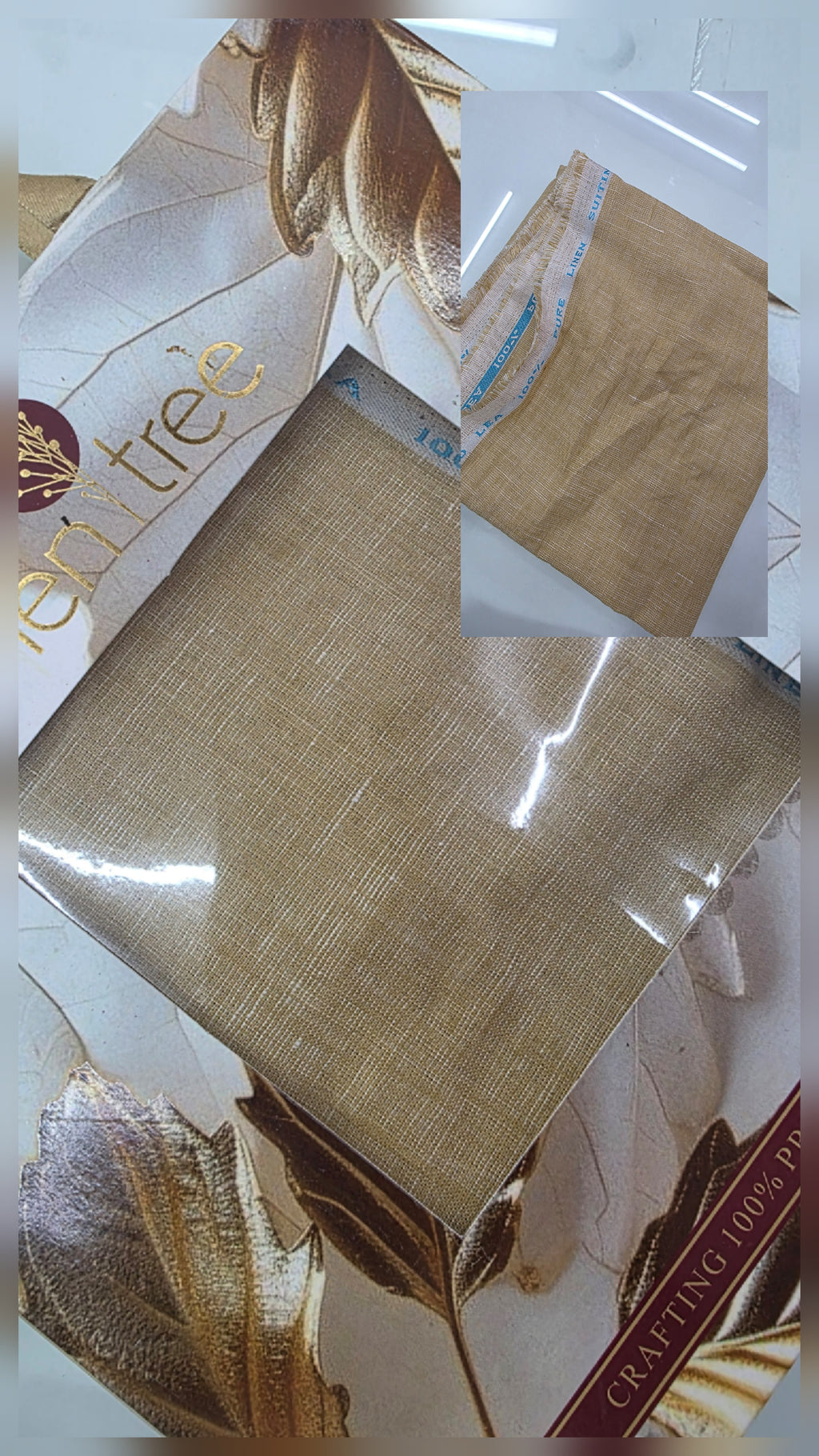 100% PURE LINRN 25& 40 LEE PANT