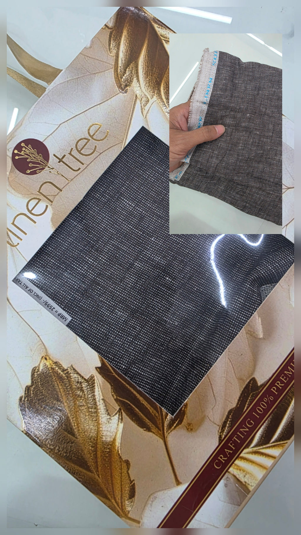 100% PURE LINRN 25& 40 LEE PANT