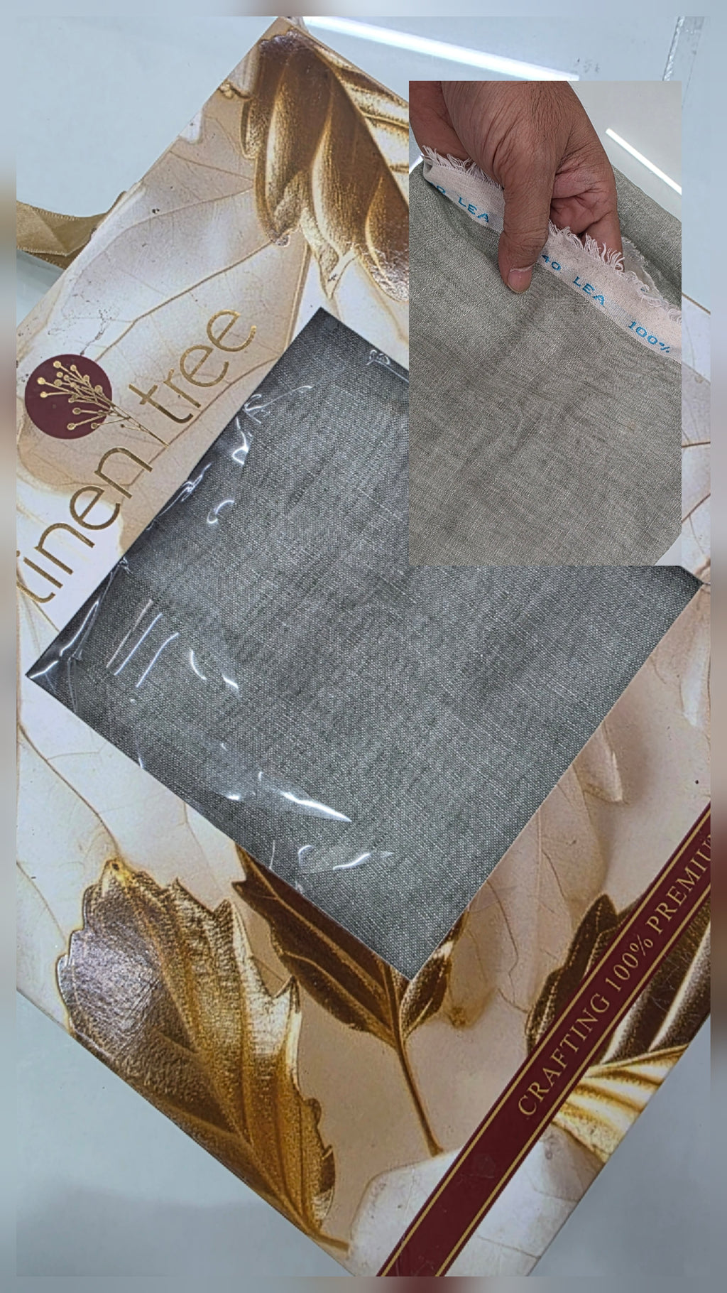 100% PURE LINRN 25& 40 LEE PANT