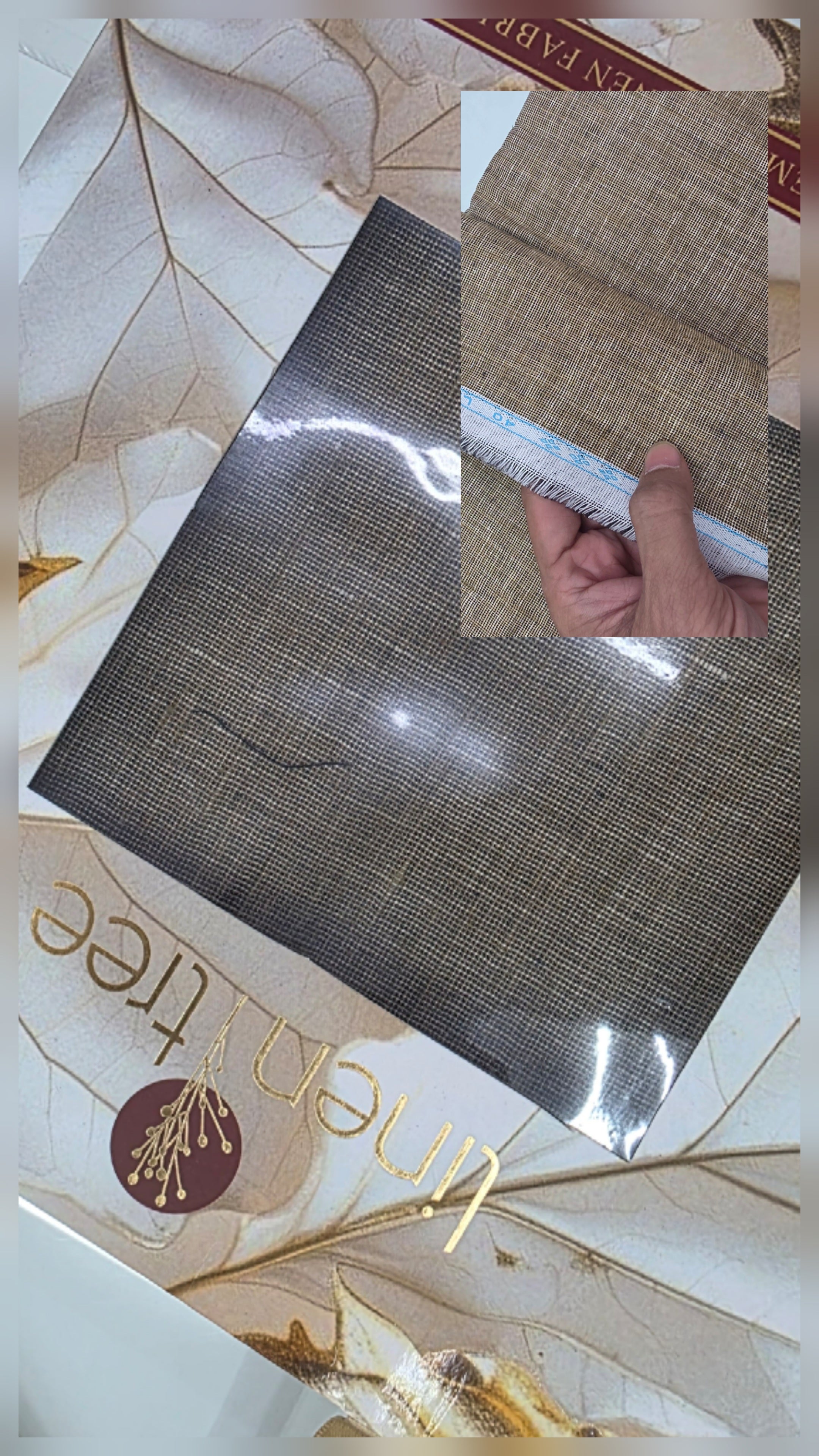 100% PURE LINRN 25& 40 LEE PANT