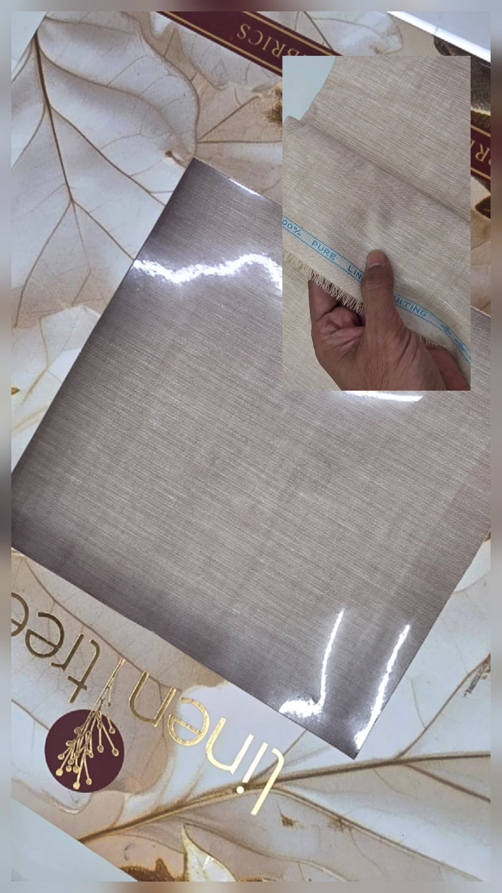 100% PURE LINRN 25& 40 LEE PANT