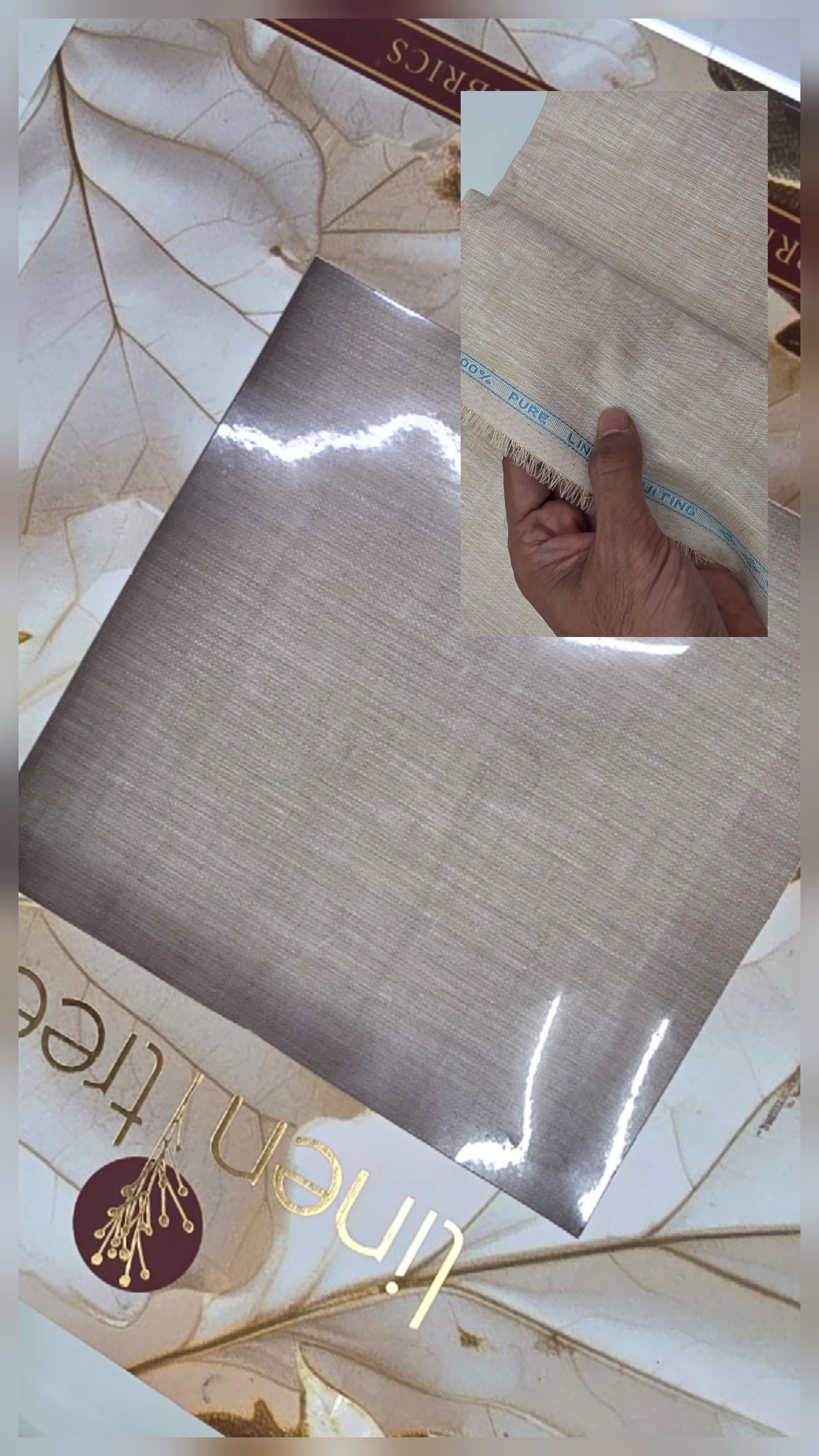 100% PURE LINRN 25& 40 LEE PANT