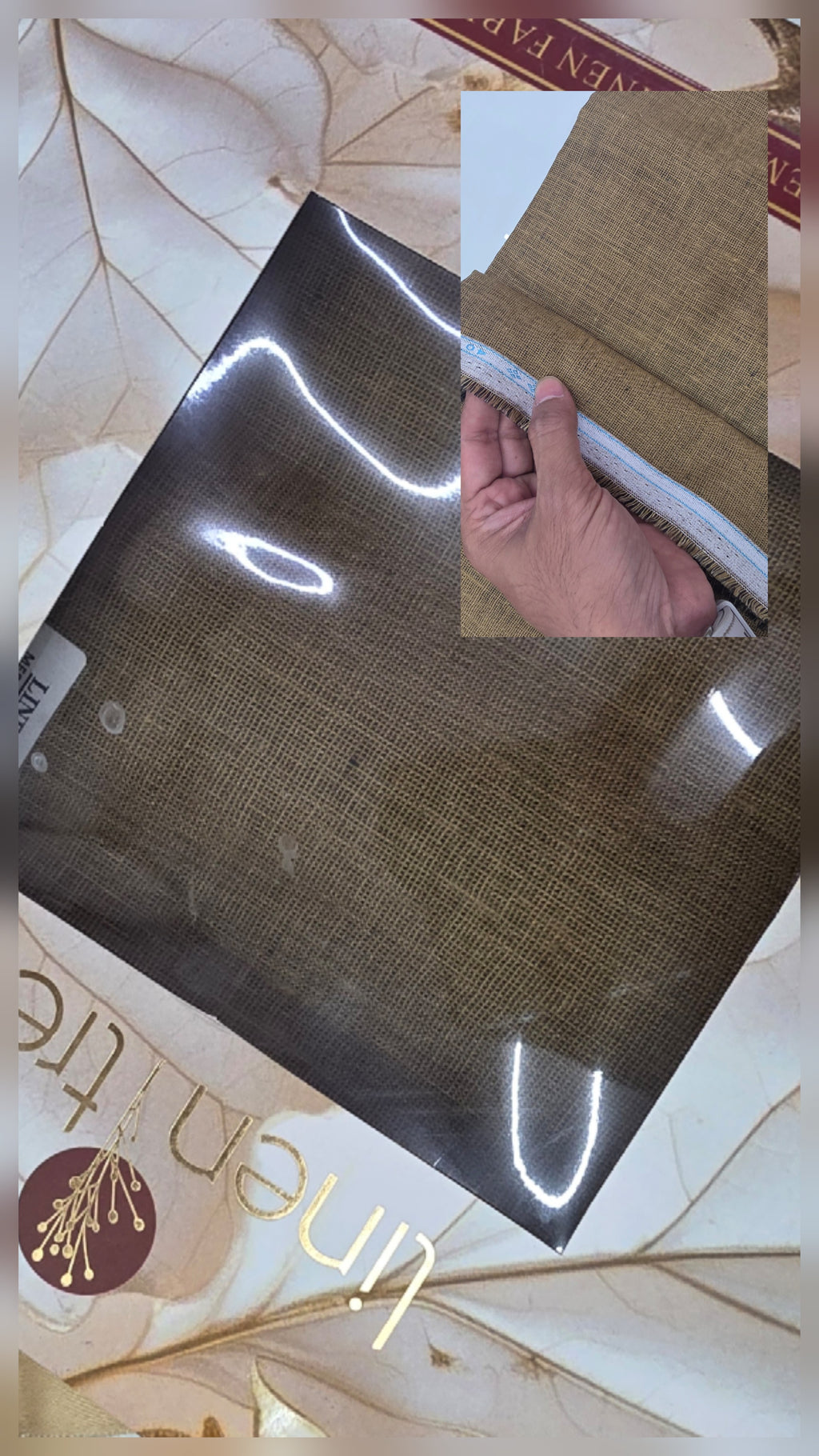 100% PURE LINRN 25& 40 LEE PANT