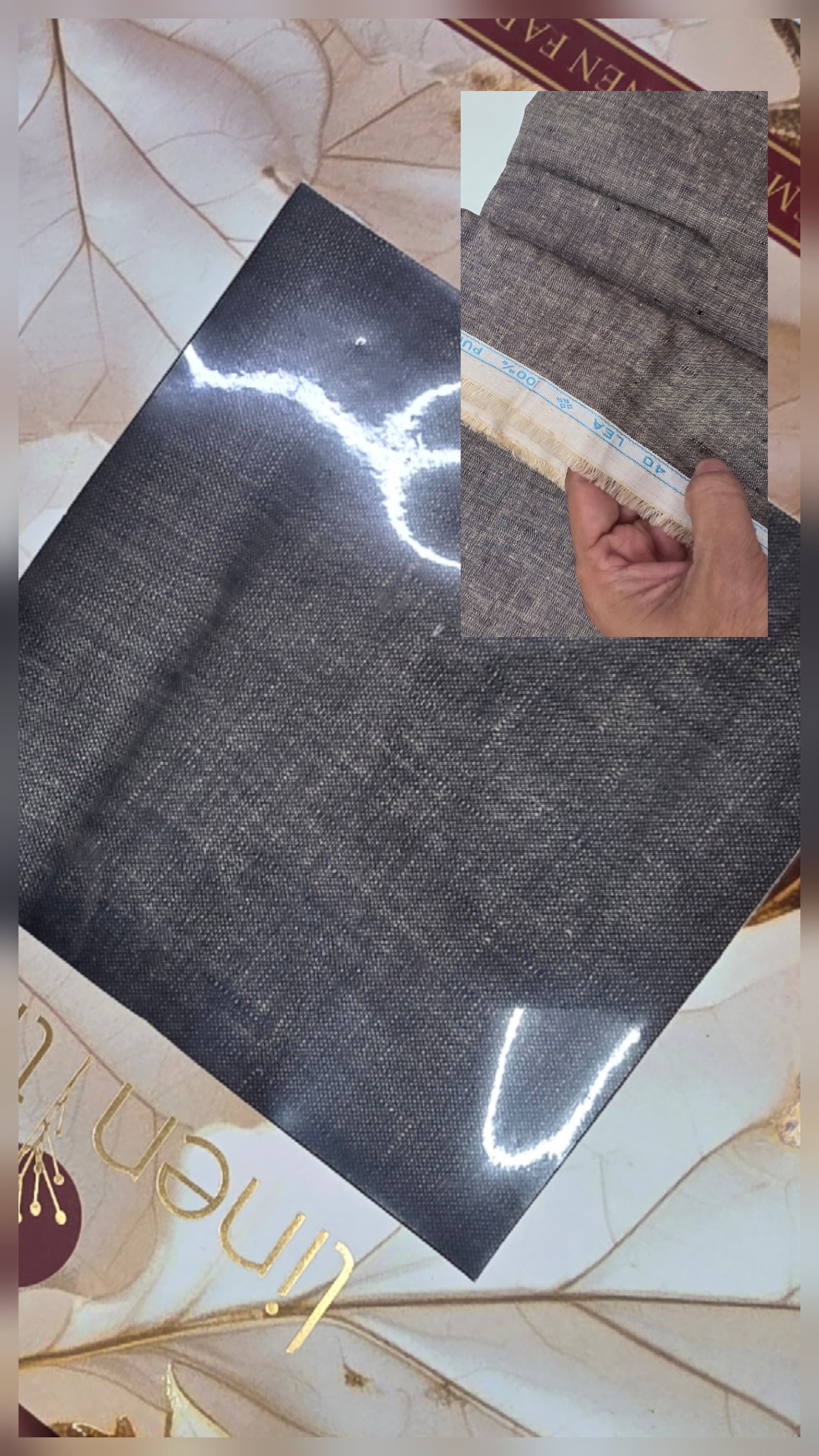 100% PURE LINRN 25& 40 LEE PANT