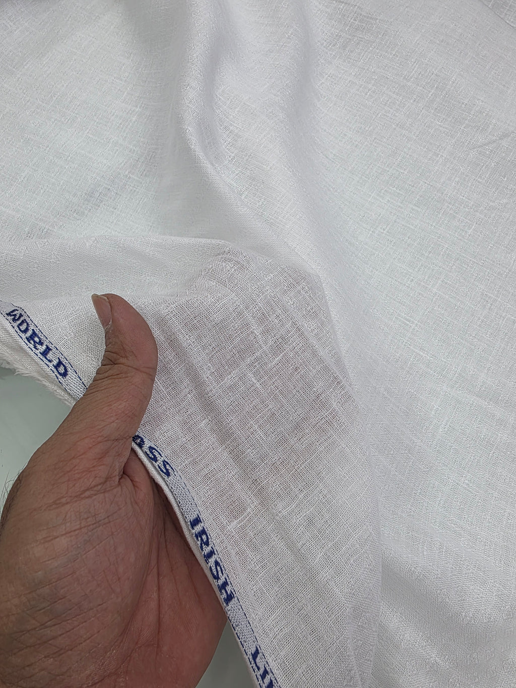 LYOCELL LINEN SUPER WHITE DOBBY DESIGN