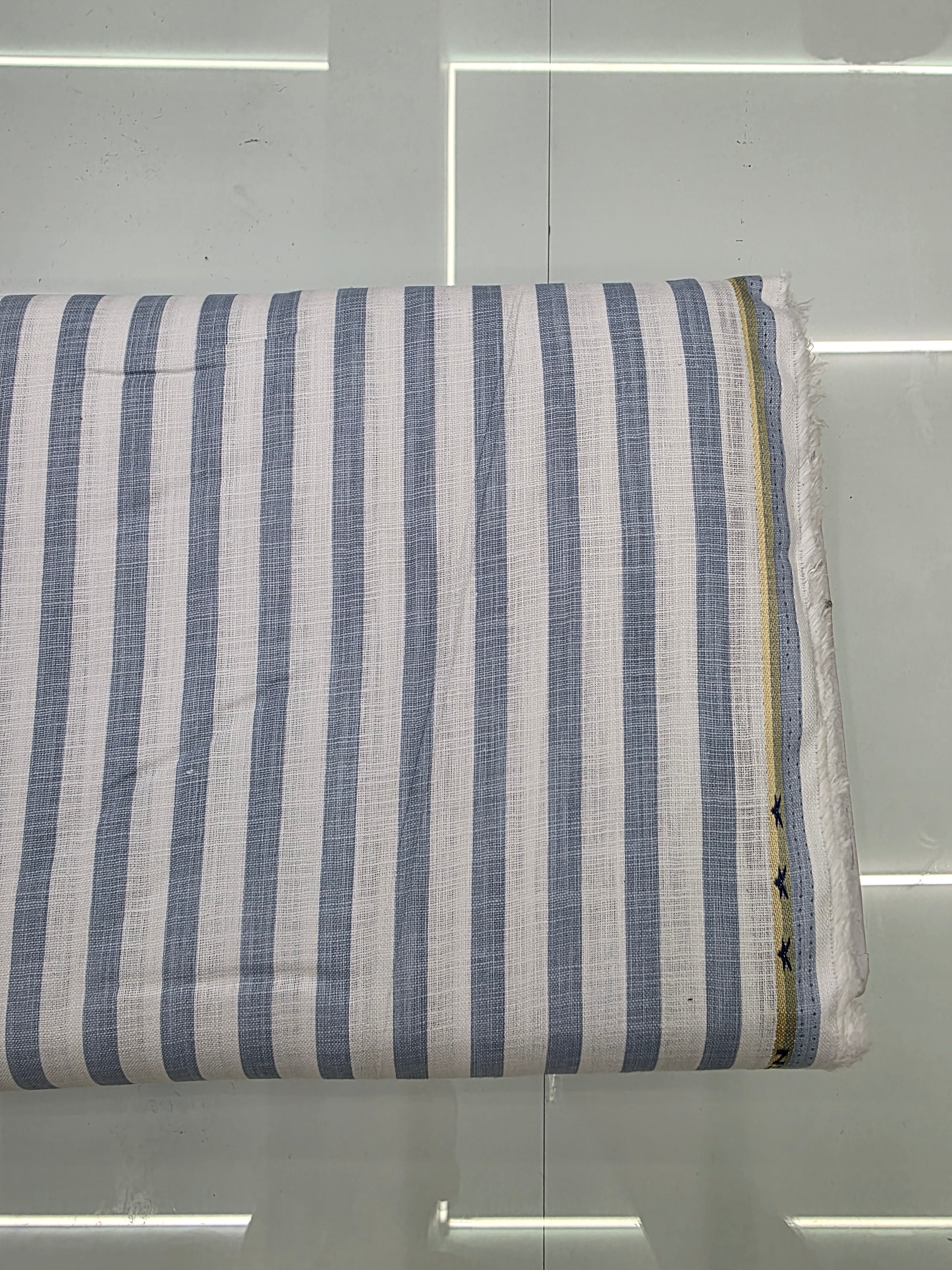 PURE COTTON 🌟 LINEN LOOK STRIPING