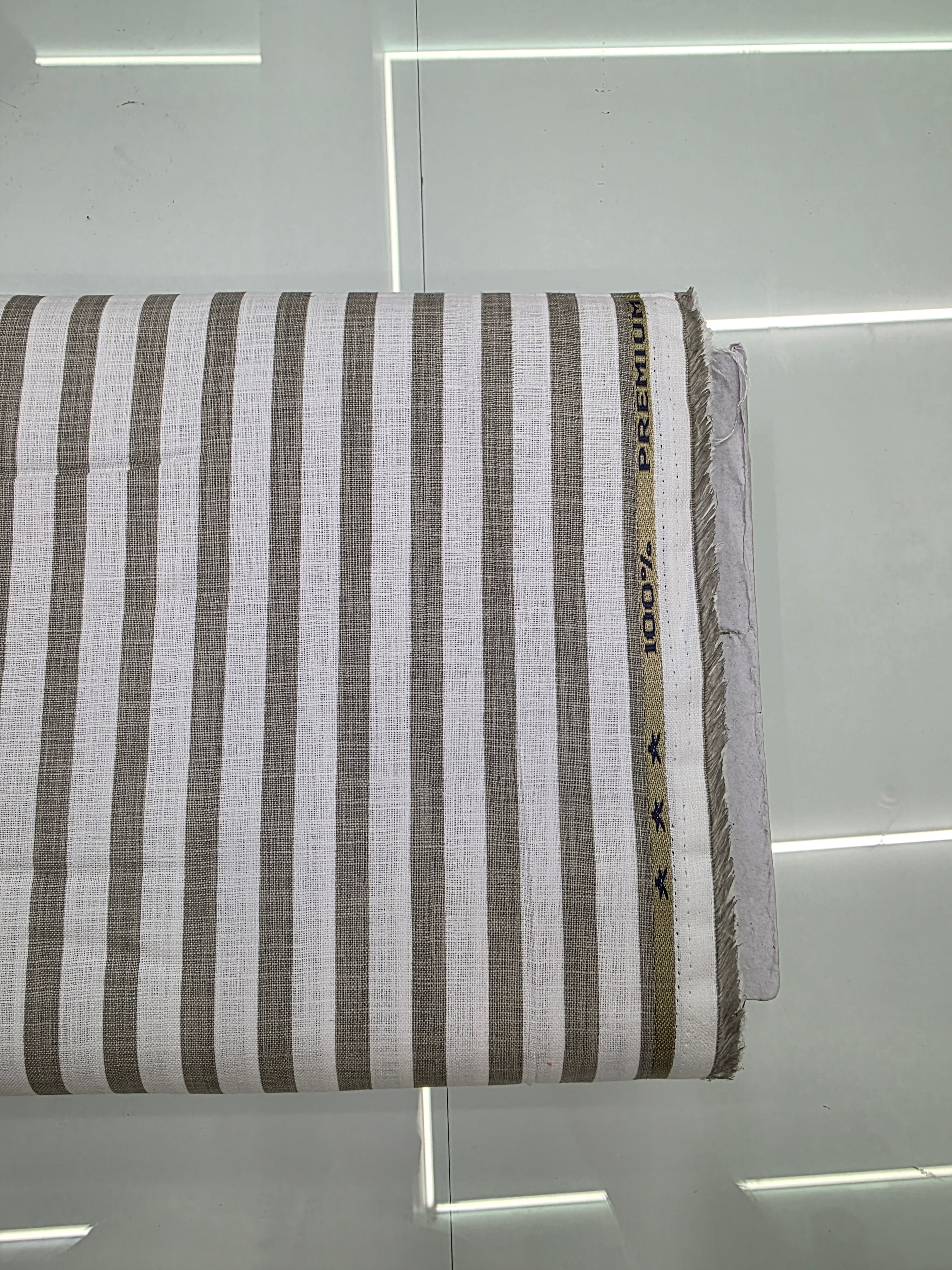 PURE COTTON 🌟 LINEN LOOK STRIPING
