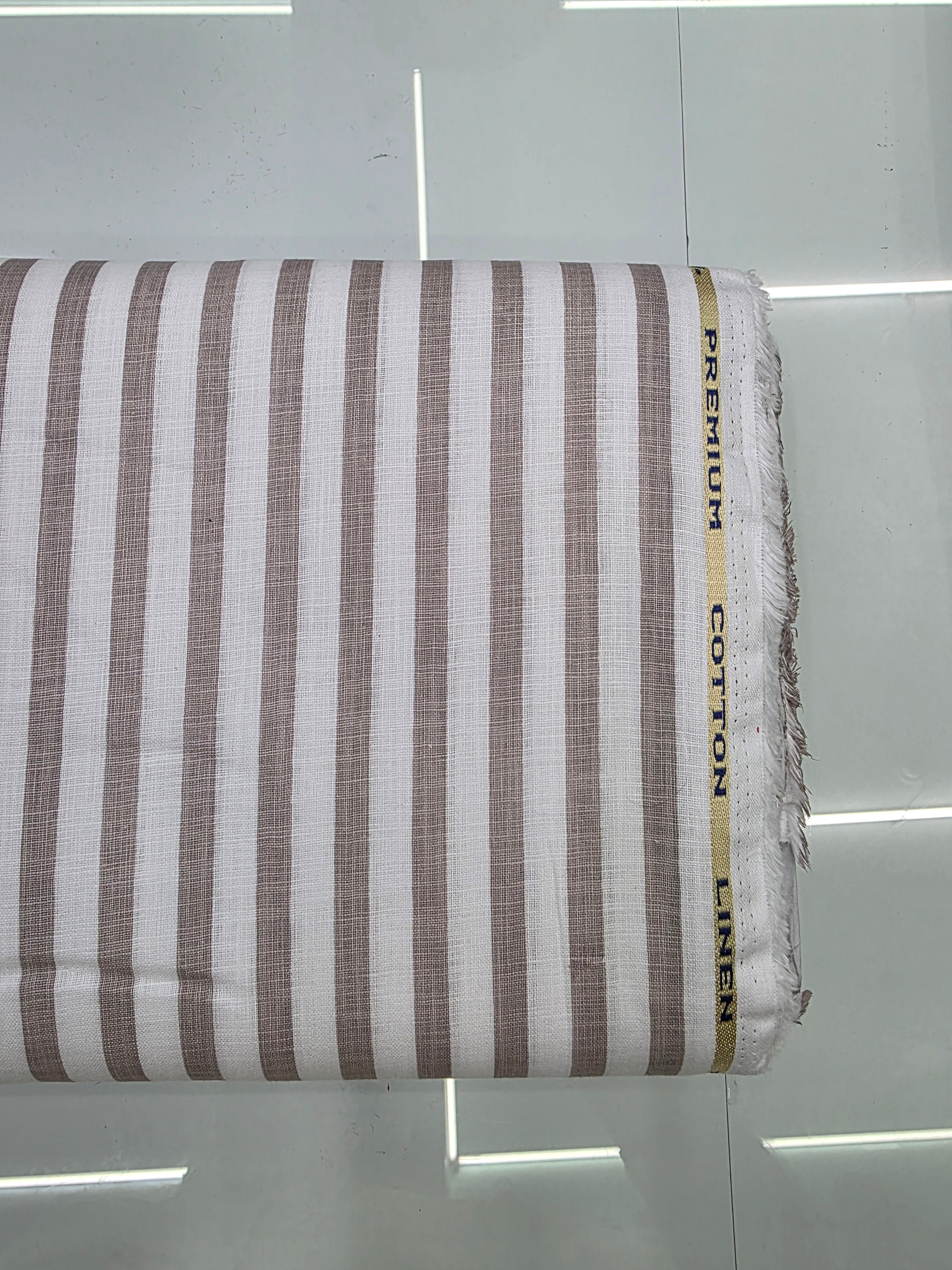 PURE COTTON 🌟 LINEN LOOK STRIPING