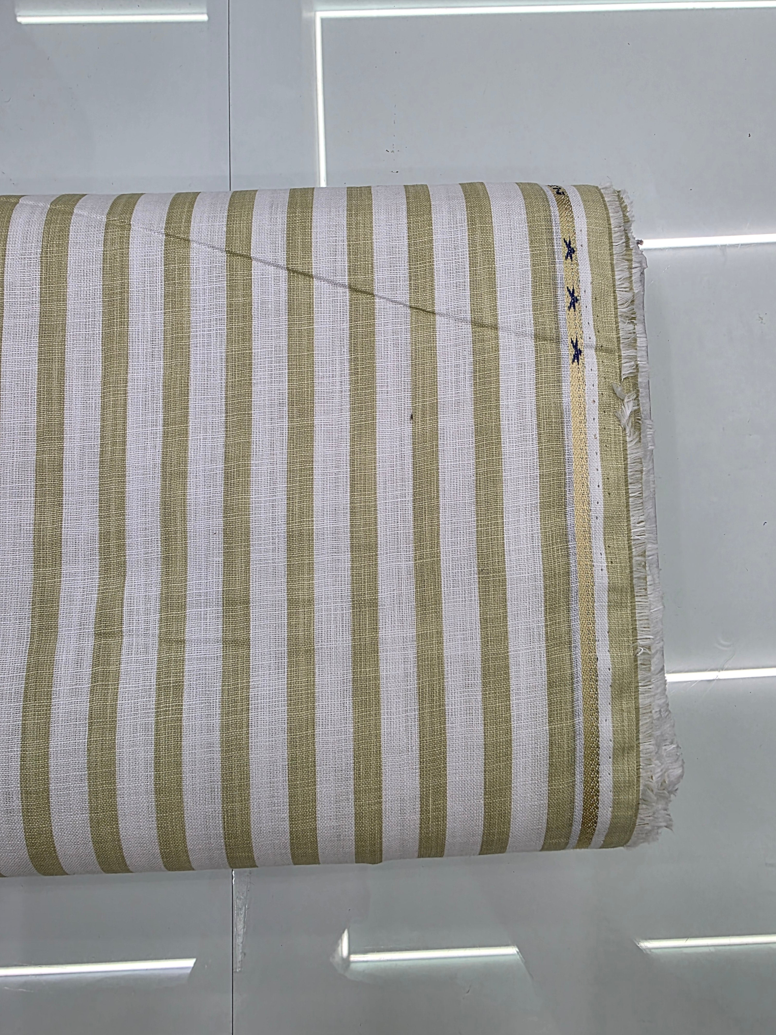 PURE COTTON 🌟 LINEN LOOK STRIPING