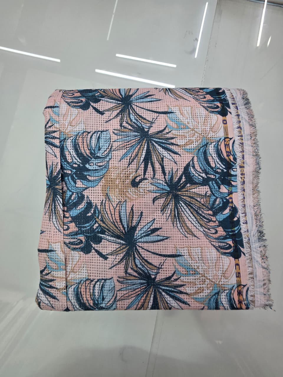 JUTE DIGITAL PRINT STIFF-FINISHED SHIRT PIECES