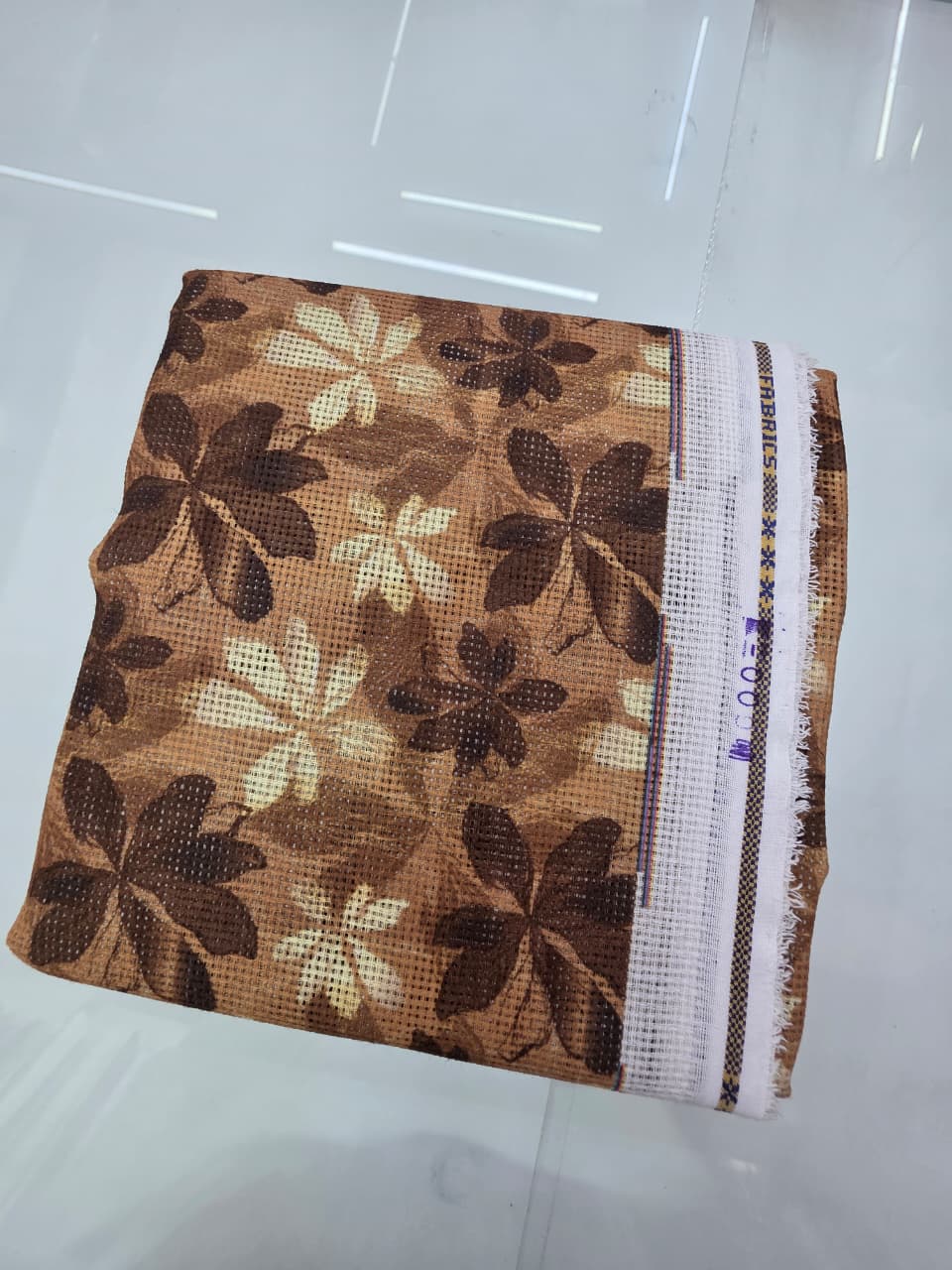 JUTE DIGITAL PRINT STIFF-FINISHED SHIRT PIECES