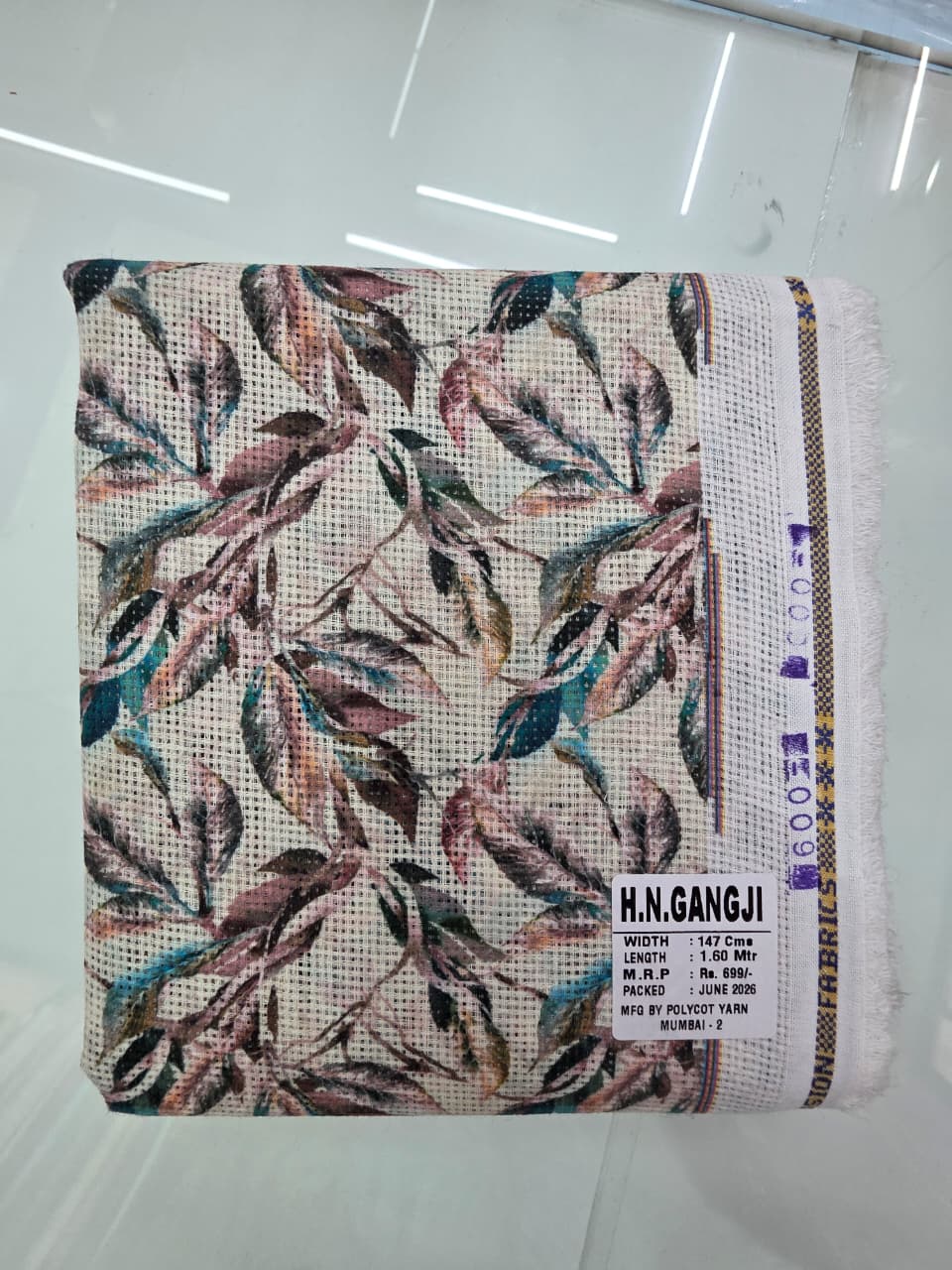 JUTE DIGITAL PRINT STIFF-FINISHED SHIRT PIECES