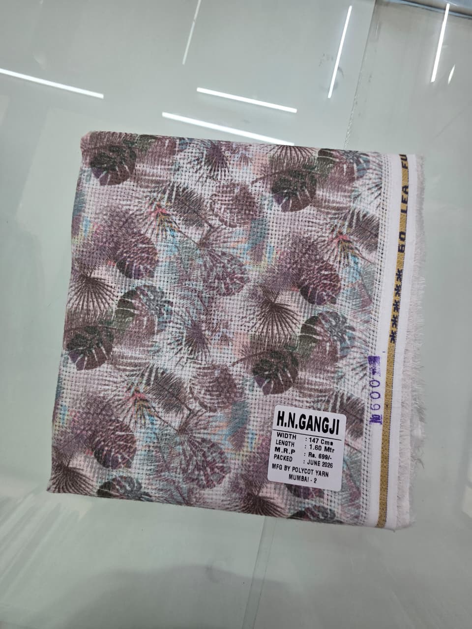 JUTE DIGITAL PRINT STIFF-FINISHED SHIRT PIECES