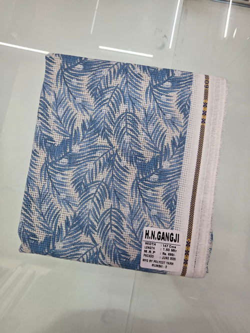 JUTE DIGITAL PRINT STIFF-FINISHED SHIRT PIECES